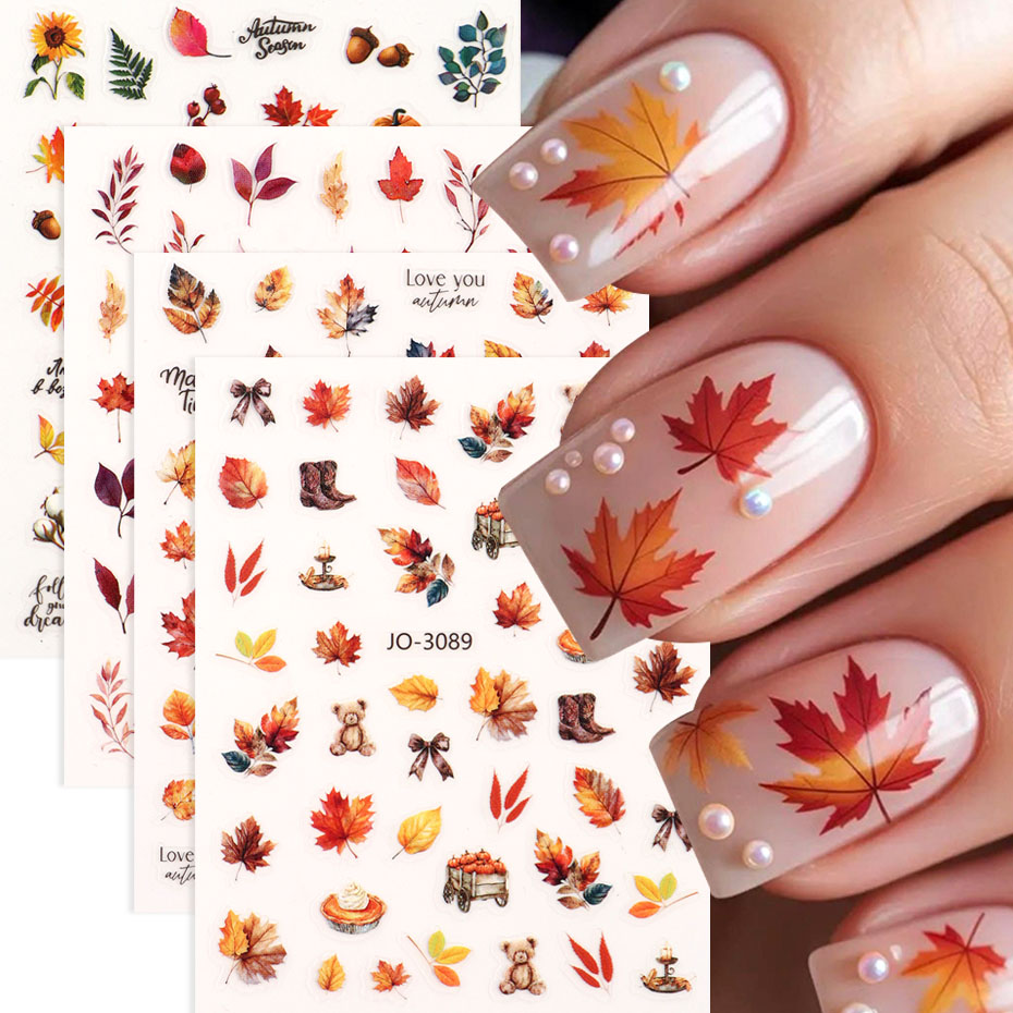 Nail Art Gothic - 4 szt. naklejek na paznokcie z