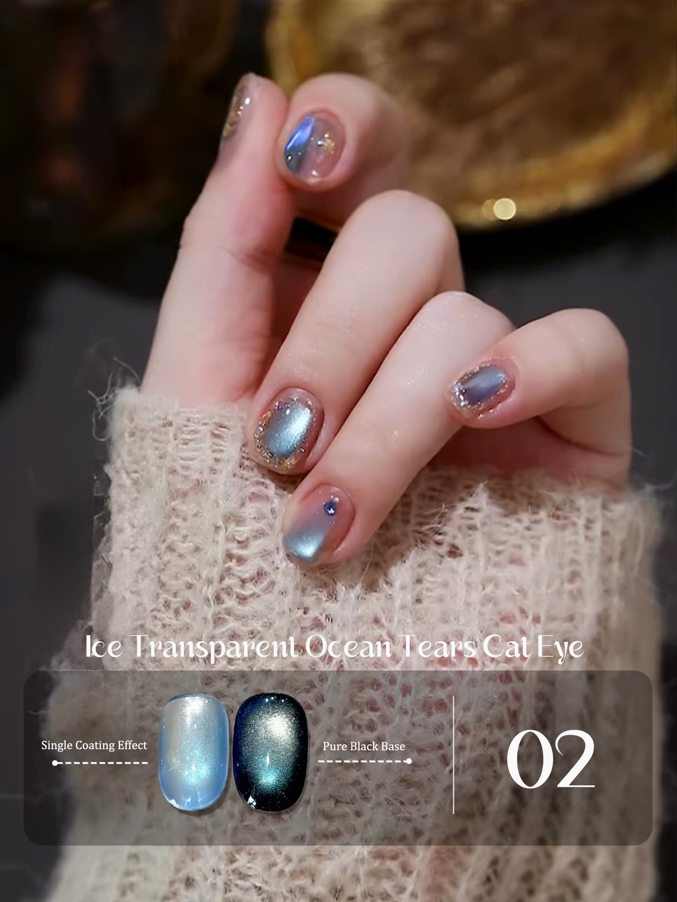 1 szt. SHAKA Lśniący Żel do Pa – Nail Art Ice Blue recenzja i cena
