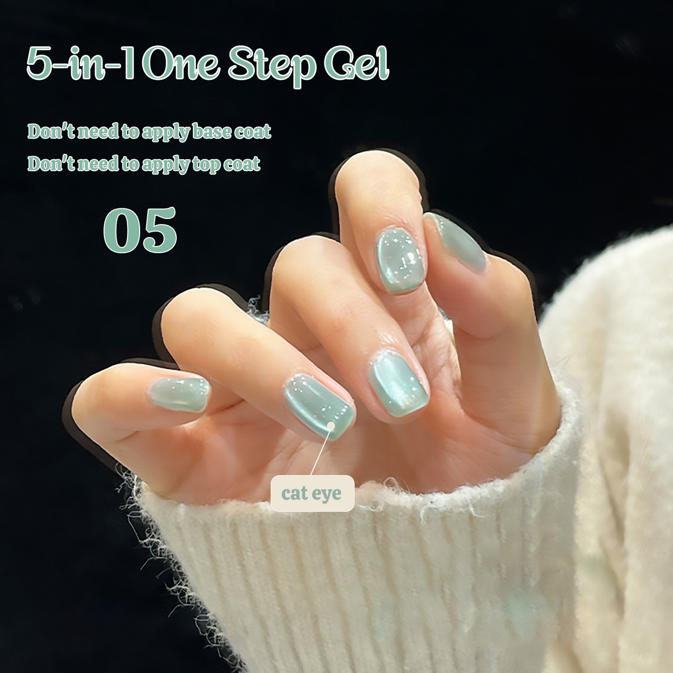 1 szt. TC Nowy 5-w-1 Żelowy La – Nail Art Ice Blue recenzja i cena